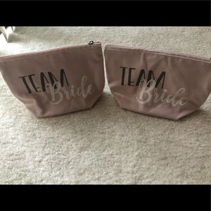 Make up Bag- Team Bride
